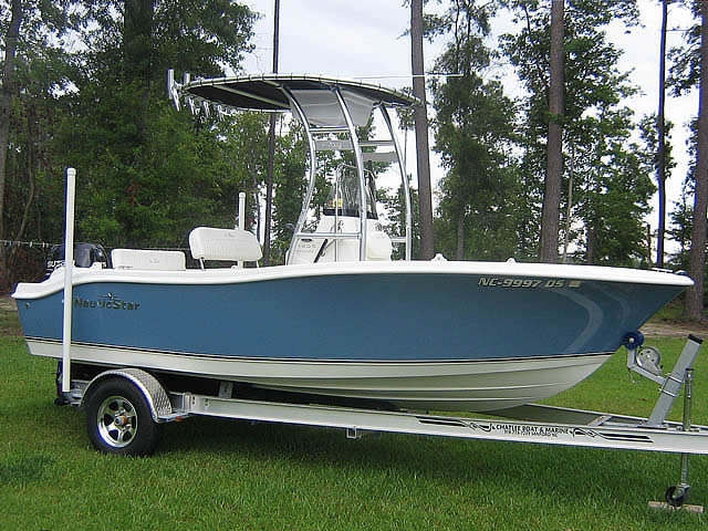 2011 Nautic Star 1900 Offshore Sport center console boat with universal ttop by Stryker T-Tops installed